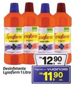 Fort Atacadista Desinfetante lysoform 1 litro oferta