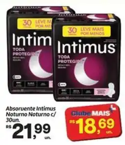 Fort Atacadista Absorvente intimus noturno oferta