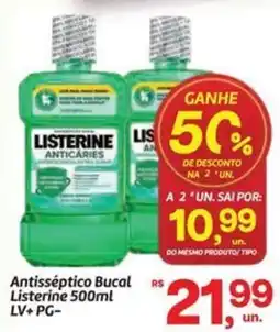 Fort Atacadista Antisséptico Bucal Listerine oferta