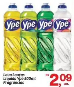 Fort Atacadista Lava Loucas Líquido Ypê 500ml Fragrâncias oferta