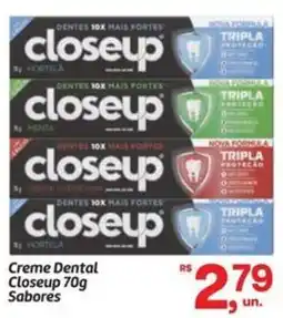 Fort Atacadista Creme Dental Closeup Sabores oferta