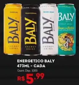 Bistek Supermercados Energetico baly oferta