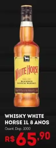 Bistek Supermercados Whisky white horse 1l 8 anos oferta
