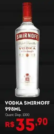 Bistek Supermercados vodka smirnoff oferta