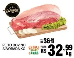 Alvorada Supermercados Peito bovino alvorada kg oferta