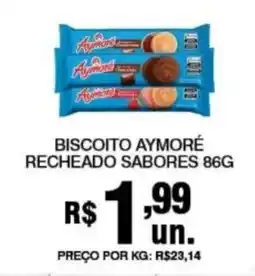 Alvorada Supermercados biscoito aymoré recheado sabores oferta