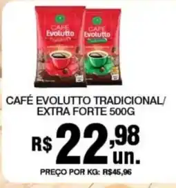 Alvorada Supermercados Café evolutto tradicional/extra forte oferta