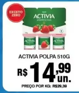 Alvorada Supermercados Activia polpa oferta