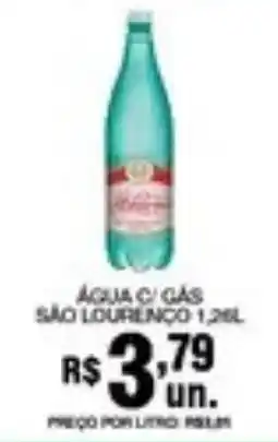 Alvorada Supermercados água c/ gás são lourenço oferta