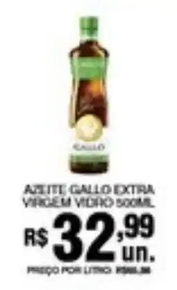 Alvorada Supermercados azeite gallo extra virgem vidro oferta