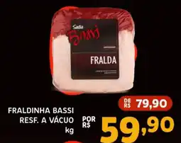 Bergamais Supermercados Fraldinha bassi oferta