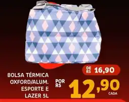 Bergamais Supermercados Bolsa térmica oxford/alum. esporte e lazer oferta