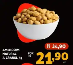 Bergamais Supermercados amendoim natural a granel oferta