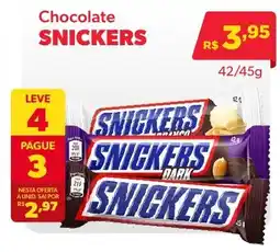 Big Bom Supermercados Chocolate snickers oferta