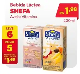 Big Bom Supermercados Bebida Láctea Shefa oferta