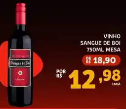 Bergamais Supermercados Vinho sangue de boi oferta