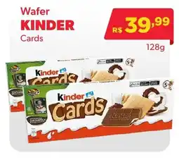 Big Bom Supermercados Wafer kinder cards oferta