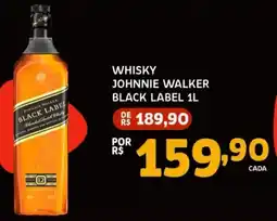 Bergamais Supermercados Whisky johnnie walker black label oferta