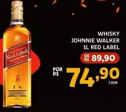 Bergamais Supermercados Whisky johnnie walker red label oferta