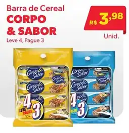Big Bom Supermercados Barra de Cereal Corpo & Sabor oferta