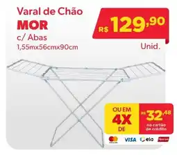 Big Bom Supermercados Varal de Chão MOR oferta