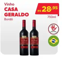Big Bom Supermercados Vinho casa geraldo bordô oferta