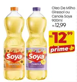 Brasão Supermercados Óleo de girassol ou canola soya oferta