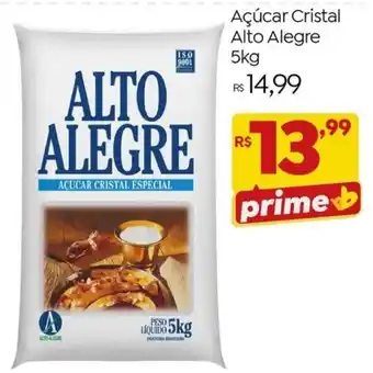 Brasão Supermercados Açúcar cristal alto alegre oferta