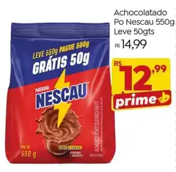 Brasão Supermercados Achocolatado po nescau oferta