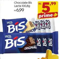 Brasão Supermercados Chocolate Bis Lacta oferta