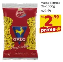 Brasão Supermercados Massa Semola Galo oferta