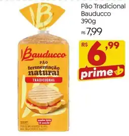 Brasão Supermercados Pão Tradicional Bauducco oferta