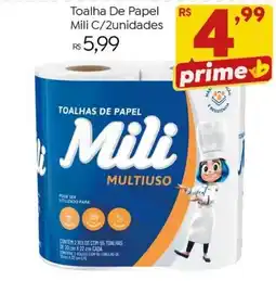 Brasão Supermercados Toalha De Papel Mili oferta