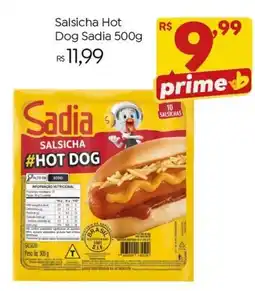 Brasão Supermercados Salsicha Hot Dog Sadia oferta