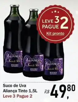 Festval Suco de Uva Aliança Tinto oferta
