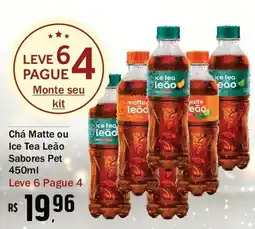 Festval Chá Matte ou Ice Tea Leão oferta
