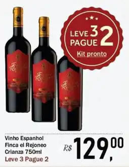 Festval Vinho Espanhol Finca el Rejoneo Crianza oferta