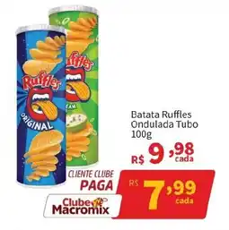 Macromix Atacado Batata Ruffles Tubo oferta