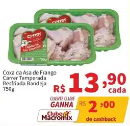 Macromix Atacado Coxa da Asa de Frango Carrer Temperada Resfriada Bandeja oferta