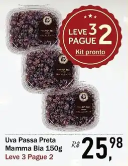 Festval Uva Passa Preta Mamma Bia oferta