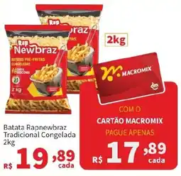 Macromix Atacado Batata rapnewbraz tradicional congelada oferta