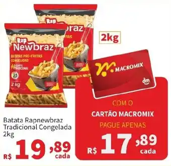Macromix Atacado Batata rapnewbraz tradicional congelada oferta