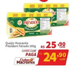 Macromix Atacado Queijo Mussarela Fatiado oferta