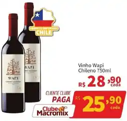 Macromix Atacado Vinho Wapi oferta