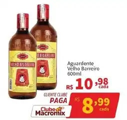 Macromix Atacado Aguardente velho barreiro oferta