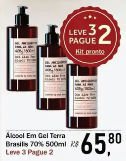 Festval Álcool em gel terra brasilis oferta