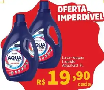 Macromix Atacado Lava-roupas liquido aquafast oferta