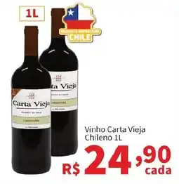 Macromix Atacado Vinho carta vieja chileno 1l oferta