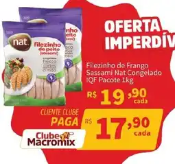 Macromix Atacado Filezinho de Frango Sassami oferta