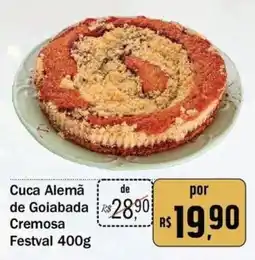 Festval Cuca Alemã de Goiabada Cremosa oferta